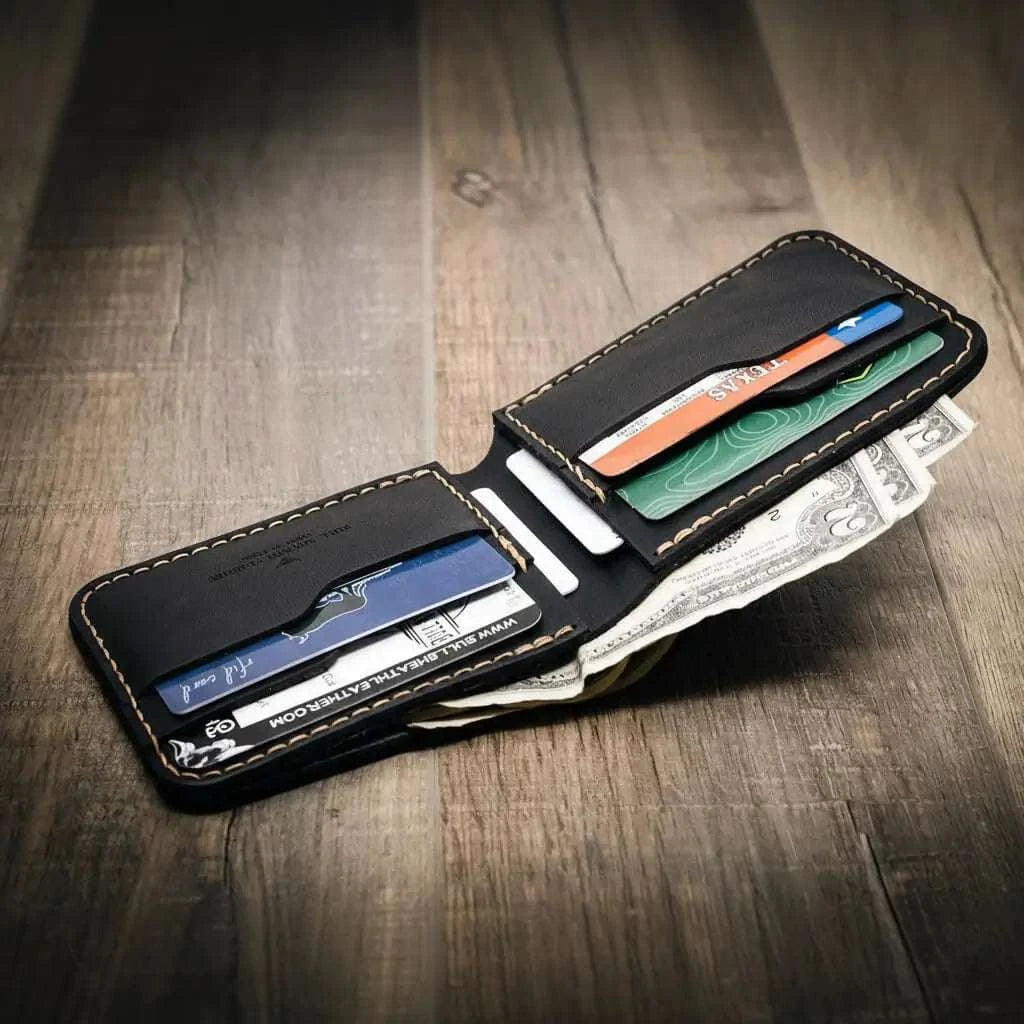 Rio Grande Bifold Wallet - Full Grain Leather | Handmade in Texas