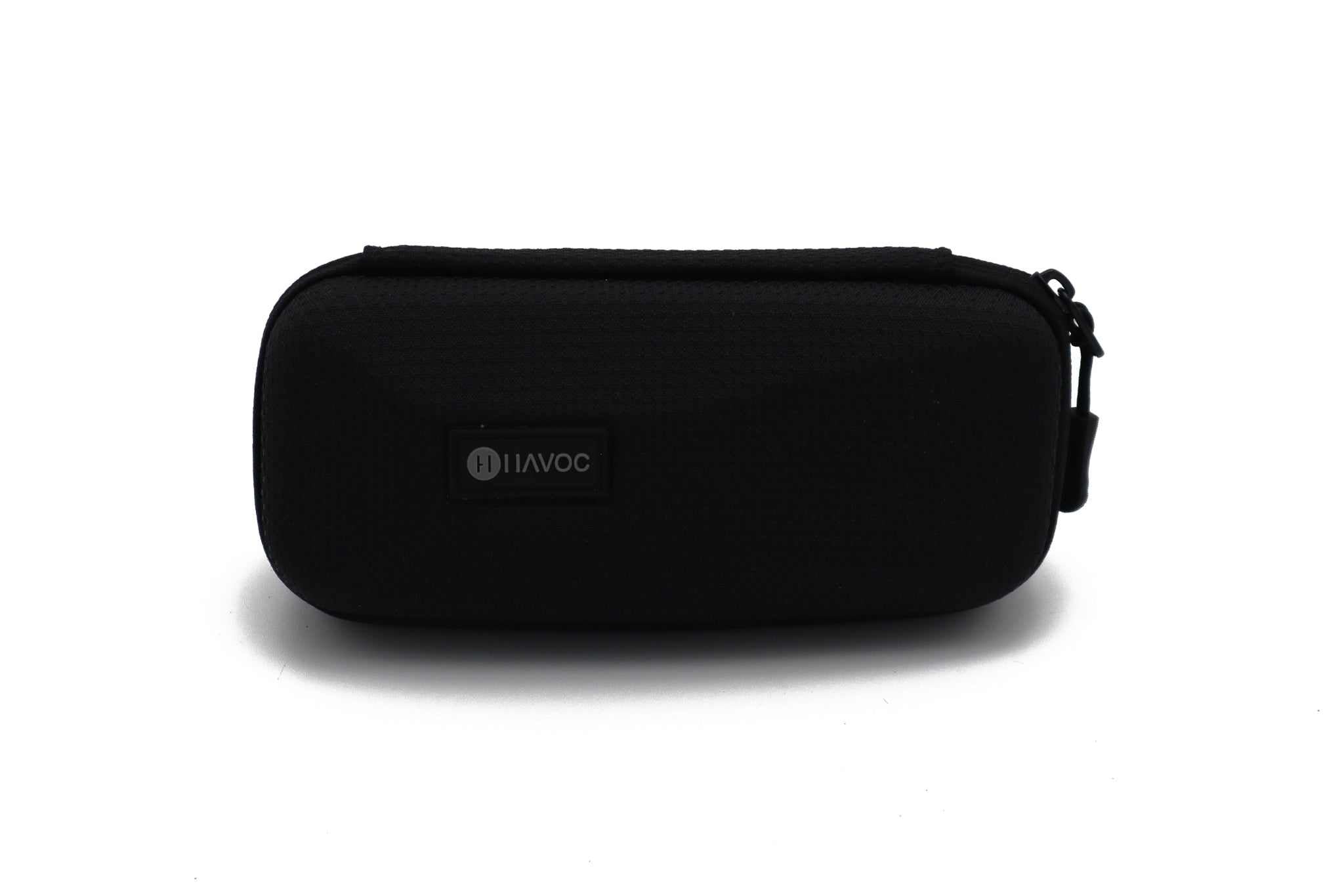Havoc Sunglasses Case with protective foam interior and rubberized logo