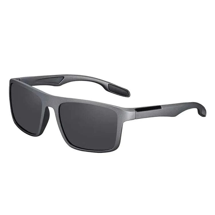 BARCURTR90 Ultralight Polarized Sunglasses for Men Vintage Square Eyewear with UV400 Protection for Summer
