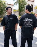 Men's Heavy Faded Miracles Happens Everyday