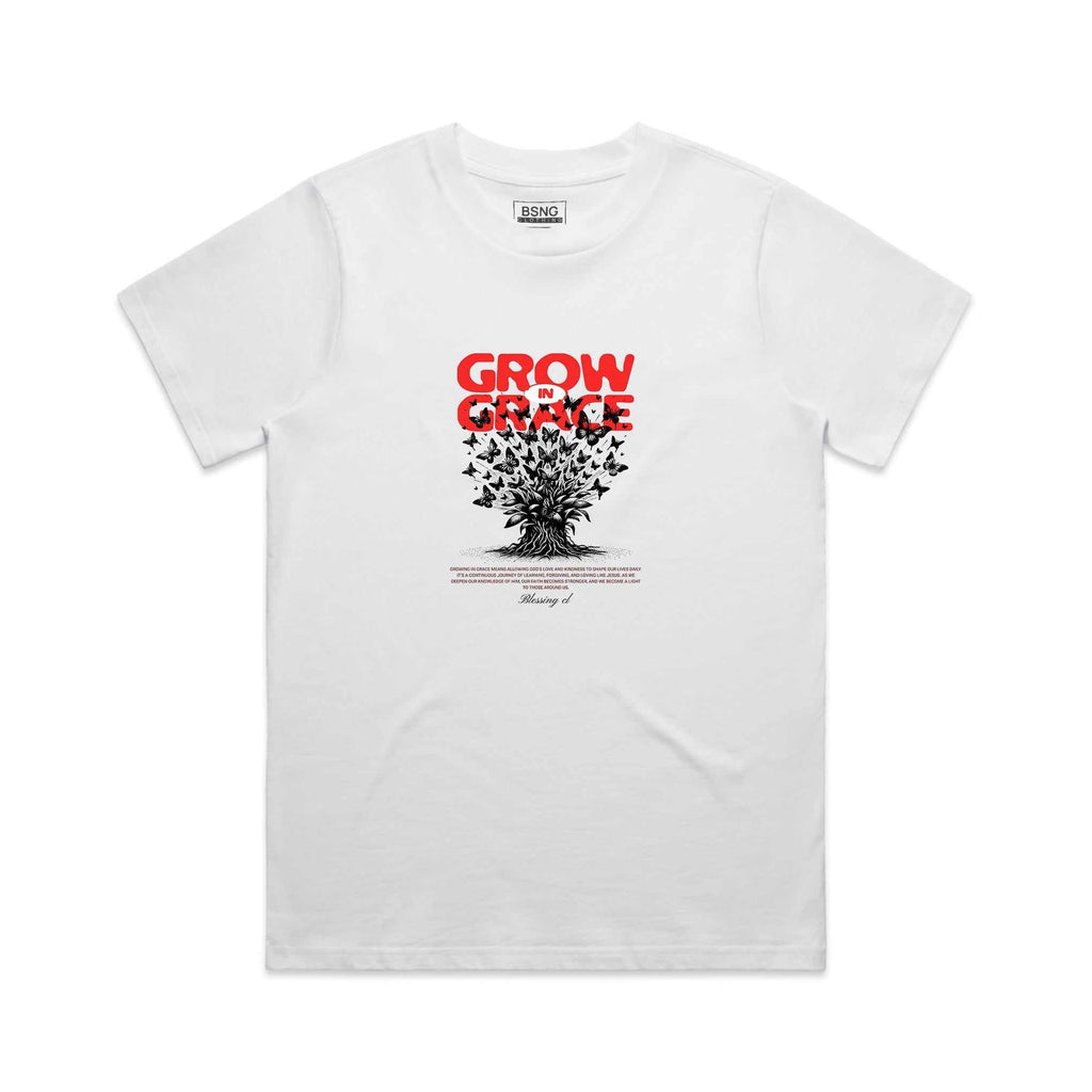 Wo's Classic Tee premium heavyweight 100% combed cotton relaxed fit t-shirt with durable double-needle hems