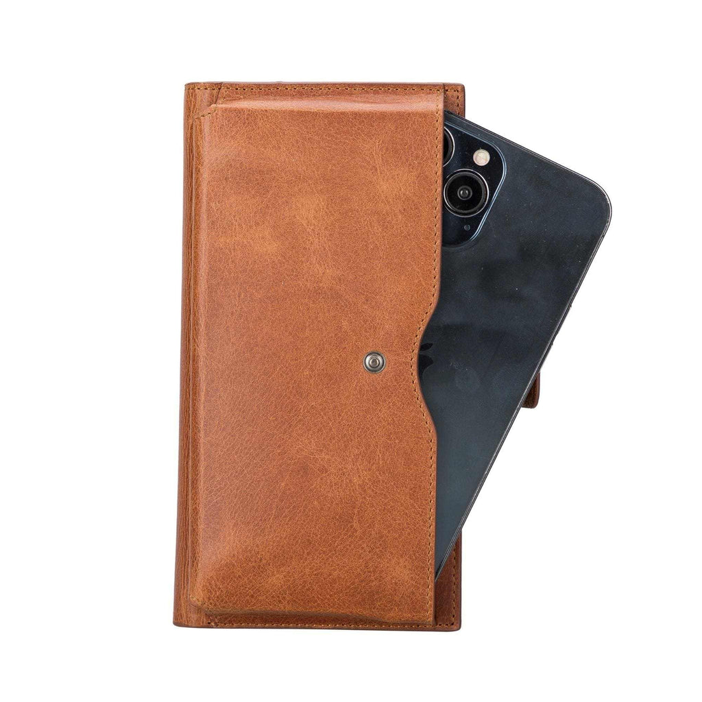 Riverton Women's Leather Wallet with Cell Phone Section